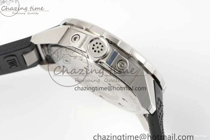 MIROTIME 0805 Aquatimer SS IW3290 RSF 1:1 Best Edition Blue Dial on Black Rubber Strap A Fashionable 7074
